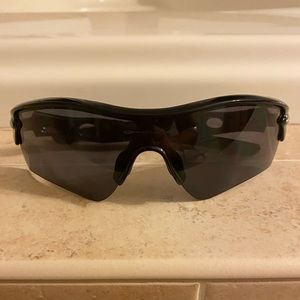 Oakley RadarLock sunglasses.